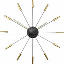 NeXtime Plug Inn oversized designer metal wall clock, unique home decor