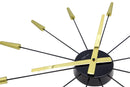 NeXtime Plug Inn oversized designer metal wall clock, unique home decor