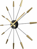 NeXtime Plug Inn oversized designer metal wall clock, unique home decor