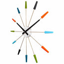 NeXtime Plug Inn oversized designer metal wall clock, unique home decor