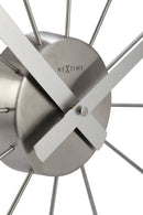 NeXtime Plug Inn oversized designer metal wall clock, unique home decor