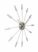NeXtime Plug Inn oversized designer metal wall clock, unique home decor