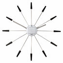 NeXtime Plug Inn oversized designer metal wall clock, unique home decor