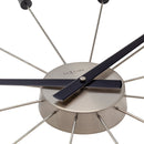 NeXtime Plug Inn oversized designer metal wall clock, unique home decor