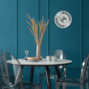 Wall clock -  31 cm - Aluminium - Glass -  'Retro'