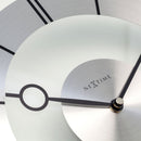 Wall clock -  31 cm - Aluminium - Glass -  'Retro'