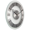 Wall clock -  31 cm - Aluminium - Glass - 'Retro'