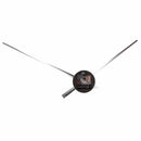 NeXtime minimalist wall clock  silver Hands, perfect for modern interiors, combining clean design and functionality,