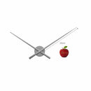 NeXtime minimalist wall clock  silver Hands, perfect for modern interiors, combining clean design and functionality,