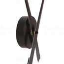 NeXtime minimalist wall clock  silver Hands, perfect for modern interiors, combining clean design and functionality,