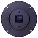 Wall clock 35cm-Radio Controlled (DCF)-Dome Glass- "Atomic"
