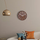 Large Wall clock 50cm - Silent - Wood/Metal - "Precious"