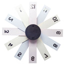 Wall clock 40cm - Silent - Acrylic/Metal - "Plexi"