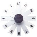 Wall clock 40cm - Silent - Acrylic/Metal - "Plexi"