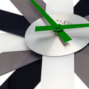 Wall clock 40cm - Silent - Acrylic/Metal - "Plexi"