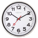 Wall Clock 45cm - Silent - Aluminum - "Station"