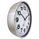 Wall Clock 45cm - Silent - Aluminum - "Station"