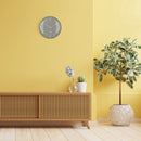 Wall Clock 35cm Domed Glass Lens - Silent - Glass -"Shade"