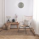 Wall Clock 35cm Domed Glass Lens - Silent - Glass -"Shade"