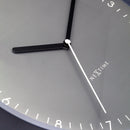 Berlin wall clock -  modern metal minimalist clock