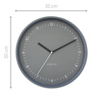 Berlin wall clock -  modern metal minimalist clock