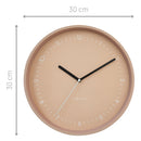 Berlin wall clock -  modern metal minimalist clock
