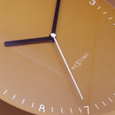Berlin wall clock -  modern metal minimalist clock