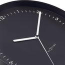 Berlin wall clock -  modern metal minimalist clock