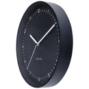 Berlin wall clock -  modern metal minimalist clock