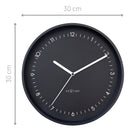 Berlin wall clock -  modern metal minimalist clock