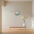 Wall clock 40cm - Silent - Green - Wood  -"Concord"