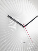 Wall Clock; Silent Clock; Designer Clock; Gift; NeXtime; Stylish Clock; Modern Clock; White dial face; Arabic Index; Home Décor;