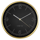 Wall Clock; Silent Clock; Designer Clock; Gift; NeXtime; Stylish Clock; Modern Clock; Black dial face; Arabic Index; Home Décor;