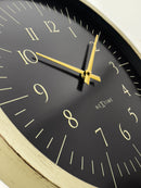 Wall Clock; Silent Clock; Designer Clock; Gift; NeXtime; Stylish Clock; Modern Clock; Black dial face; Arabic Index; Home Décor;