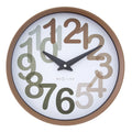 Wall clock 30cm-Silent-Plastic-NeXtime 'Big Number'