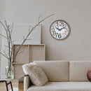 Wall clock 30cm-Silent-Plastic-NeXtime 'Big Number'