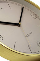 Wall clock 30cm-Silent-Aluminium-NeXtime 'Nova'