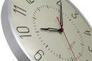 Wall clock 30.5cm-Silent-Dome lens-Aluminium-NeXtime 'Rotterdam'