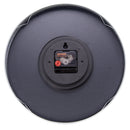 Wall clock 30.5cm-Silent-Dome lens-Aluminium-NeXtime 'Rotterdam'
