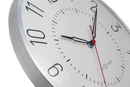 Wall clock 30.5cm-Silent-Dome lens-Aluminium-NeXtime 'Rotterdam'