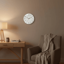 Wall clock 30.5cm-Silent-Dome lens-Aluminium-NeXtime 'Rotterdam'