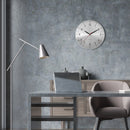 Wall clock 30.5cm-Silent-Dome lens-Aluminium(clock case & dial)-NeXtime 'Frankfurt'