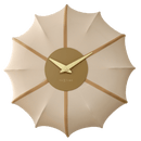 Wall clock 50cm-Silent-Fabric/Metal-NeXtime 'Ultimo'