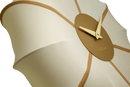 Wall clock 50cm-Silent-Fabric/Metal-NeXtime 'Ultimo'