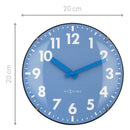 Table/Wall clock 20cm - Domed glass lens - Silent - Glass - "Duomo Mini"