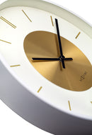 Wall clock; Silent clock; Designer clock, Gift; Retro clock; Metal clock; Golden décor; NeXtime; Vintage clock; Loft ;