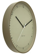 Oversized Berlin wall clock, large metal design, trendy color, minimalist, modern