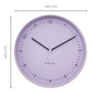 Oversized Berlin wall clock, large metal design, trendy color, minimalist, modern
