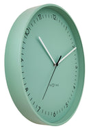 Oversized Berlin wall clock, large metal design, trendy color, minimalist, modern