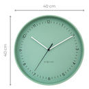 Oversized Berlin wall clock, large metal design, trendy color, minimalist, modern